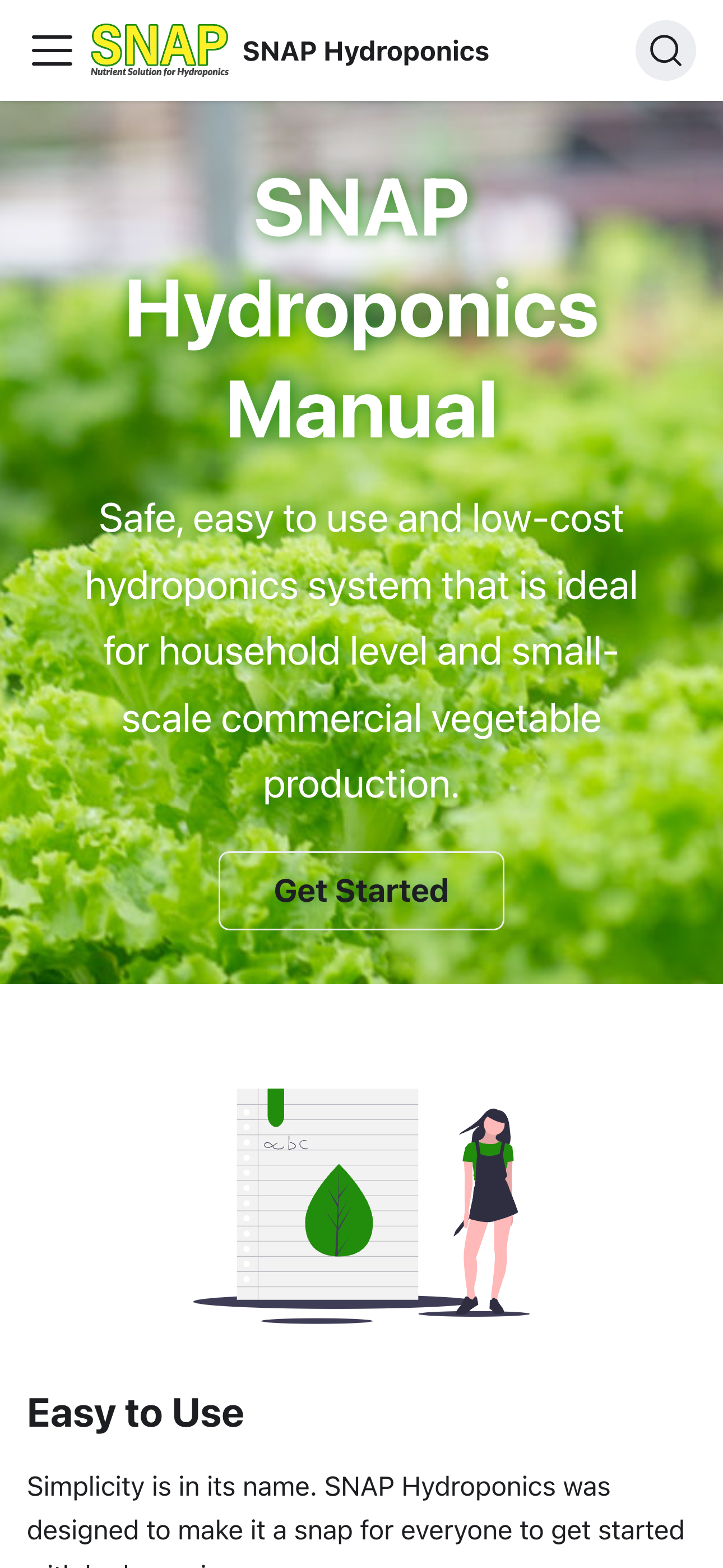 SNAP Hydroponics Web App